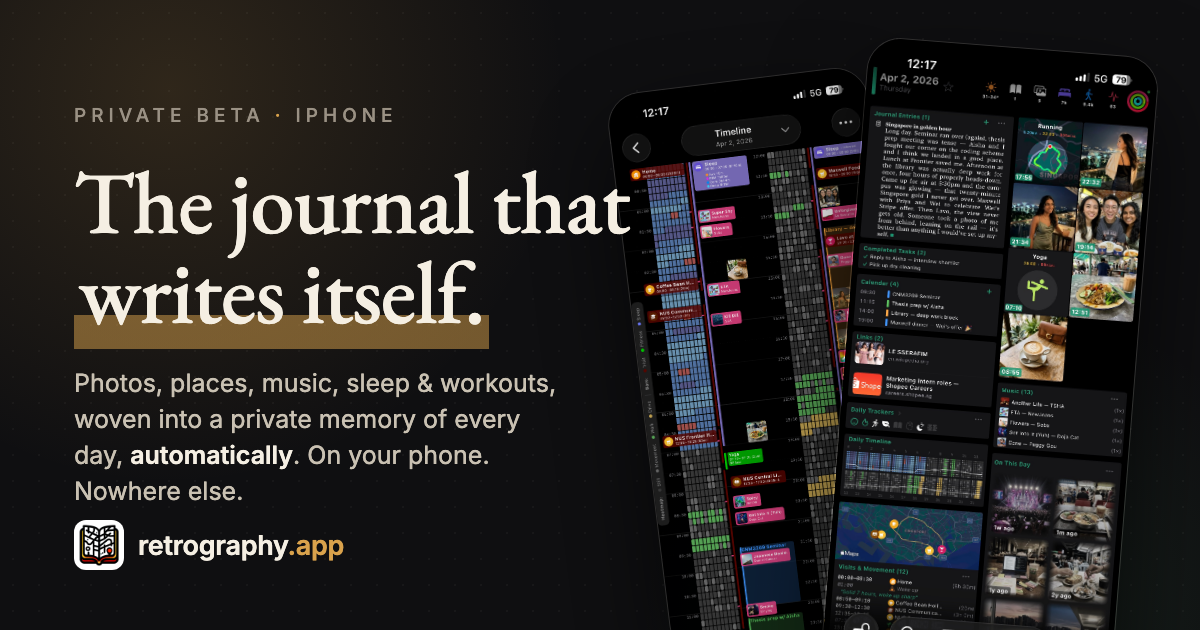 Not a journal. A memory machine.
